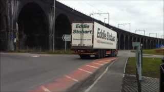 Eddie Stobart Tesco and Port depot Widnes [upl. by Ahsatel534]