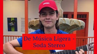 🎸De Música Ligera🎸Soda Stereo Cover GUITARRA 🎸🎸 shorts [upl. by Karlie42]