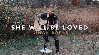 She Will Be Loved  Maroon 5 Acoustic Cover by Jonah Baker [upl. by Adnol]