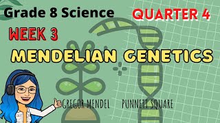 MENDELIAN GENETICS  Grade 8 Science Quarter 4 Week 3 [upl. by Lerat]