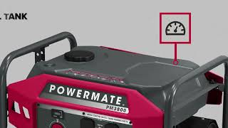 Powermate PM3800 Portable Generator [upl. by Evangelia13]