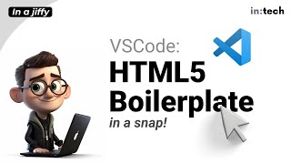 Quickly create an HTML5 boilerplate in VSCode [upl. by Thorne705]