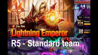 SUMMONERS WAR  R5 Team Baleygr in standard team  Fast safe and carry the team [upl. by Holleran]