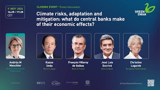 Green Swan Conference 2024 – Closing event central banks’ role in climate changerelated topics [upl. by Ivo]