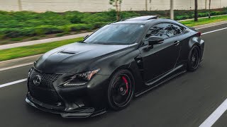 INSANE looking Lexus RCF Fully murdered out [upl. by Christa]