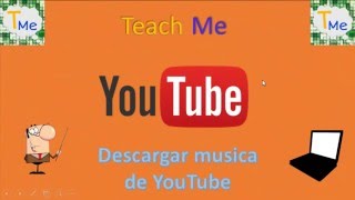 Informática  Descargar audios de Youtube  Sin programas  mp3 amp mp4 [upl. by Rennane]