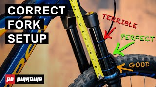 Most Mountain Bikers Get This Wrong And They Really Shouldnt  How To Setup A Mountain Bike Fork [upl. by Asiulana]