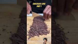 Coke chocolate part 1 chocolate satisfying food icecream experiment eatingvideos shorts [upl. by Nnagem]