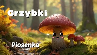 🍄 Jesienne Grzybobranie – Wesoła Piosenka o Grzybkach i Jesiennym Lesie 🎶 [upl. by Ennyletak]