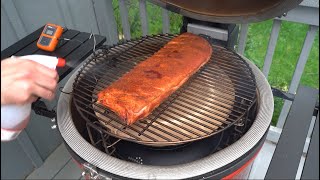 Kamado Joe St Louis Ribs  First Attempt at St Louis Spare Ribs on the Kamado Joe [upl. by Enidan]