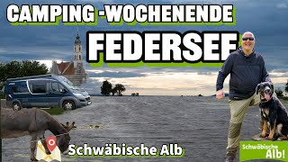 CampingTour Federsee  UNESCO Welterbe Wackelwald einsame Stellplätze und die Altstadt Biberach [upl. by Rowen]