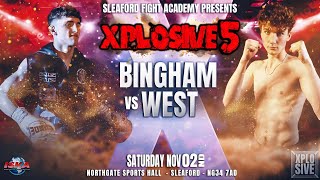 Xplosive 5 Will Bingham vs Aidan west [upl. by Adah]