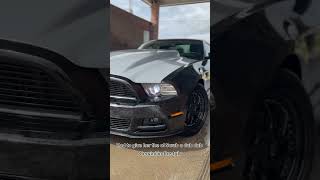 Cervini 4 inch cowl hood 😍🖤coyote youtube ytshorts mustang [upl. by Lanta]