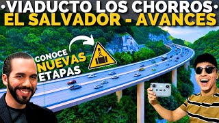 EL NUEVO VIADUCTO en CARRETERA LOS CHORROS en EL SALVADOR  HeyObi [upl. by Kella]