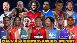 NEW UPDATED PBA 49TH COMMISSIONERS CUP IMPORT [upl. by Aramen]