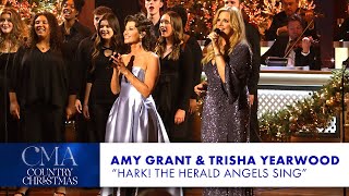 Amy Grant and Trisha Yearwood – “Hark The Herald Angels Sing”  CMA Country Christmas 2023 [upl. by Lear]