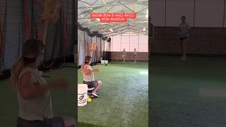 INSANE looking softball drill 🤔🤯 shorts [upl. by Sher]