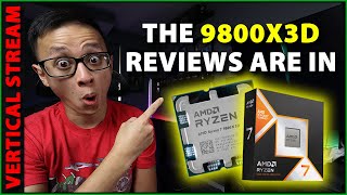 🟢 Shorts Stream The Ryzen 9800X3D reviews are in and its looking REAL good [upl. by Pulling]