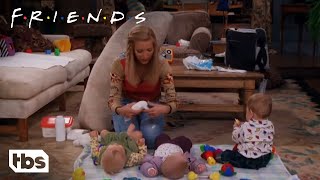 Friends Phoebe Takes Care Of The Babies Alone Season 6 Clip  TBS [upl. by Suoivatram]