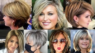 35Latest Haircuts And Hair Trends For Women Over 50 To Look Younger 2024 [upl. by Rufena451]