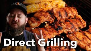 How to direct grill on a Yoder Smokers pellet grill  Chef Tom X All Things Barbecue  grilling [upl. by Ylehsa]