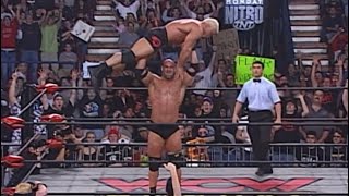 Goldberg V Scott Steiner WCW Nitro 22nd February 1999 [upl. by Nemrac]