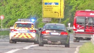 NÜRBURGRING  Die Tuner Kommen Polizei Powerslides Nordschleife Nurburgring [upl. by Reinald341]