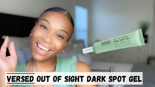 Versed Skin Care Review  Out of Sight Dark Spot Gel New [upl. by Mikal]