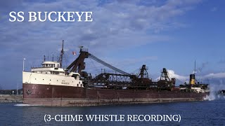 SS Buckeye  Whistles on the Water Event 2015 [upl. by Piane225]