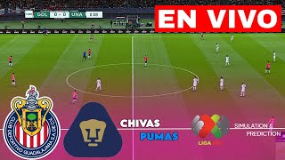 Guadalajara Chivas VS UNAM Pumas en vivo  2024 Liga Mx  Partido completo [upl. by Ardnaik]