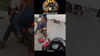 Subcribe 🙏 POLICE Ne PAKDi  police roka bikerider jammurider rider policevsrider shortsviral [upl. by Merc532]