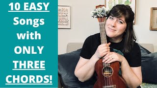 TEN Songs You ONLY Need THREE CHORDS For  Cory Teaches Music [upl. by Ylil111]