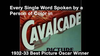 Every Single Word Spoken by a Person of Color in quotCavalcadequot [upl. by Eleets171]