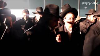 Hundreds Attend Funeral For Rabbi Belsky Ztquotl At JFK Airport [upl. by Notelrac]