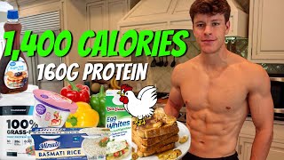 Full Day of Eating 1400 Calories  EXTREME Weight Lose Diet To Burn Fat Fast [upl. by Ettenal415]