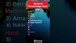 General Knowledge Quiz 38 [upl. by Vevay]