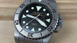 Helson shark diver 38mm titanium [upl. by Eirrot]