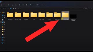 How to Find Saved Screenshots in Windows 11 [upl. by Odey]