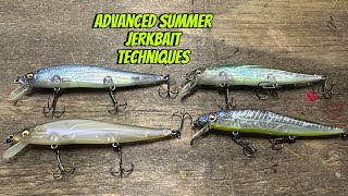 Advanced Summer Jerkbait Techniques And Strategies… [upl. by Neltiak]