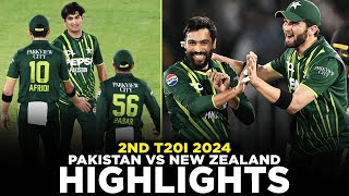 Highlights  Pakistan vs New Zealand  2nd T20I 2024  PCB  M2E1A  PAKvNZ  SportsCentral [upl. by Trella]