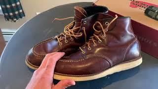 Red Wing 8138 Heritage moc toe 3 year300 mile review [upl. by Stilwell820]