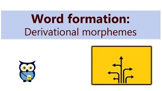 Word Formation Derivational Morphemes [upl. by Anekahs]