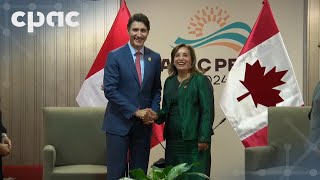 APEC PM Trudeau Meets with Peruvian President – November 16 2024 [upl. by Celinda669]