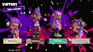 Splatoon 3 100x battle in for team keyboard with Vicvillon [upl. by Egres]