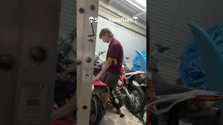 💀50cc backfires💀fypシ゚viral backfires dirtbike pitbike pitbikes motorcycle motorbike [upl. by Thurlough]