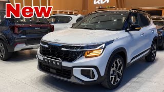 New KIA SELTOS 2024 New Updated Model Panaromic Sunroof 360 Adas  Seltos 2024 White Colour Review [upl. by O'Conner]