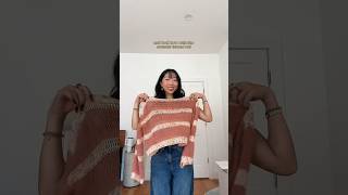 the easiest crochet sweater pattern in full vid on my channel [upl. by Annabella991]