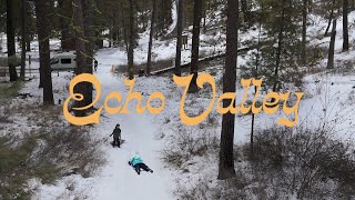 Sledding at Echo Valley  Chelan WA [upl. by Animlehliw]