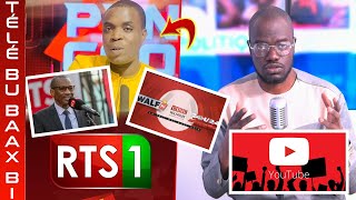 Critiques de la RTS par des journalistes de Walf Moustapha Mbaye recadre ses confrères [upl. by Ahsien]