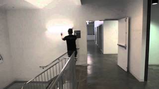 Raw Footage  David Choe taking a stroll around Facebook HQ with some paint [upl. by Terag]